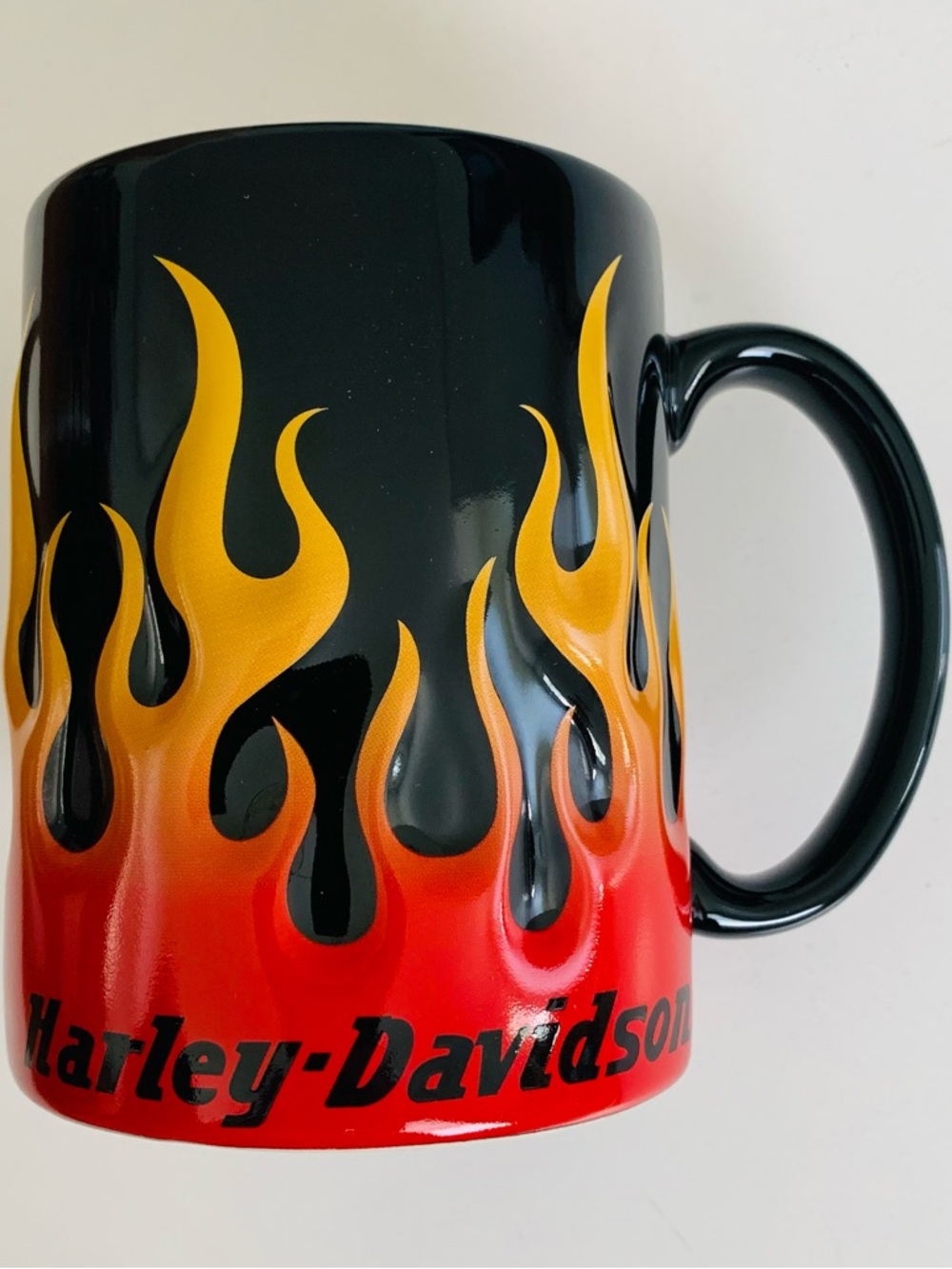Harley-Davidson Core Sculpted Flames Coffee Mug